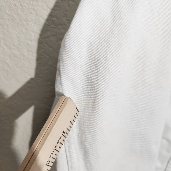 Ralph Lauren Jean Jacket 3X White - Picture 8 of 16